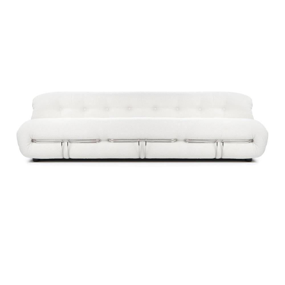 [MD추천 CASSINA 소리아나 소파 (3시터화이트 패브릭) Soriana Sofa (3 SeaterWhite Fabric)