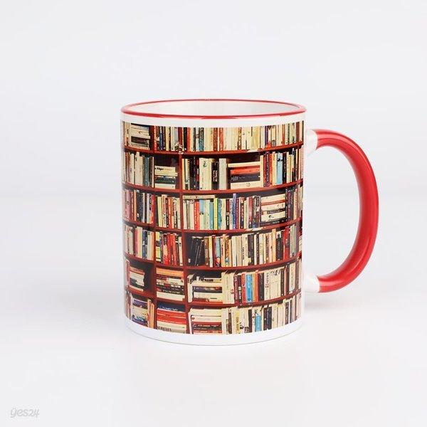 Bookiss 북러버 머그 책장 빨강