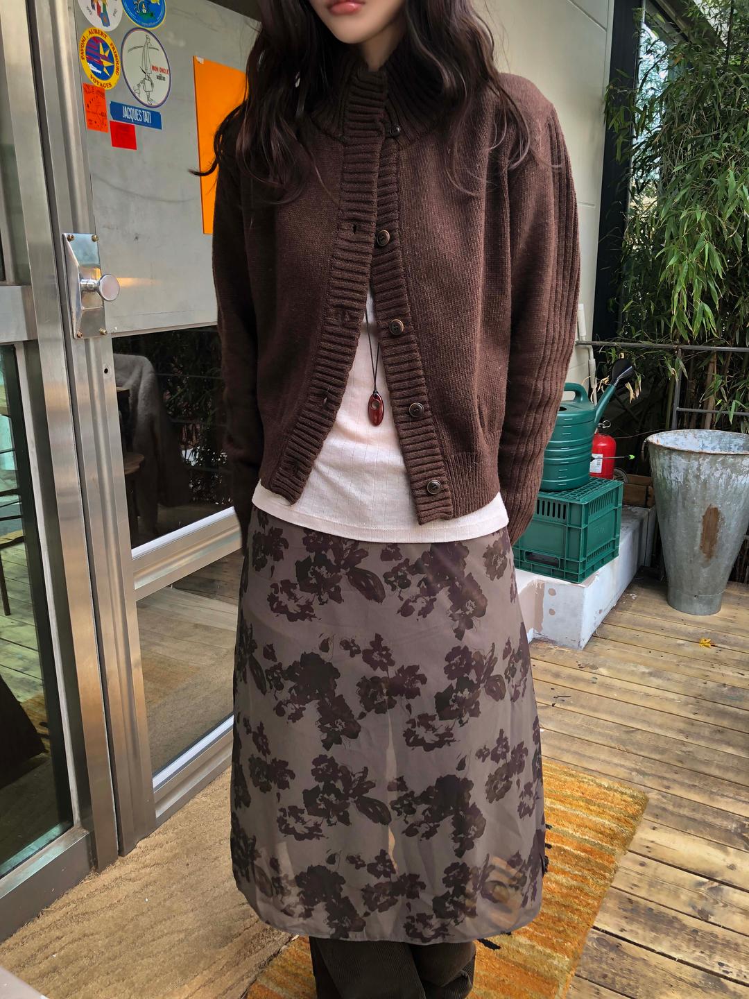 MAUVE SKIRT (2COLOR)