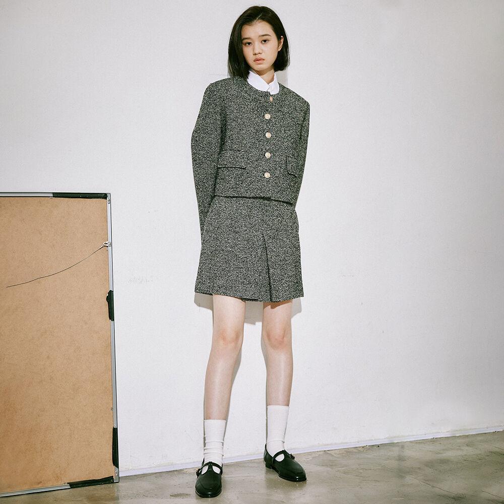 [아이샤] 블랙 T스트랩 로퍼 (굽높이:2cm)(FPSO2F253BK)