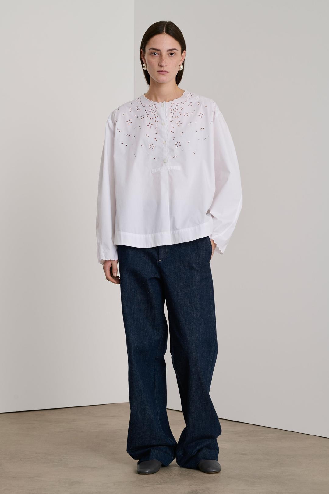 WHITE DESTINEE BLOUSE - 34