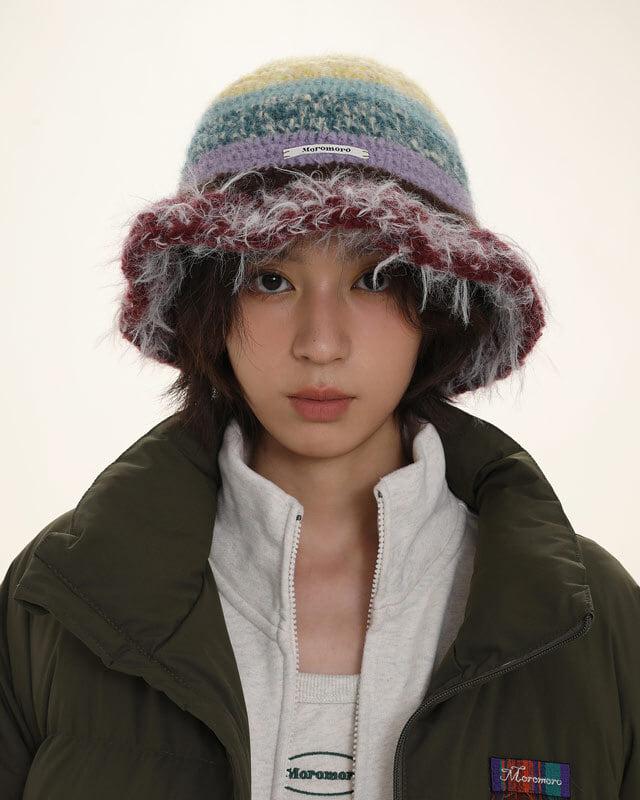 MOROMORO2 컬러니트 버킷햇 (2 컬러)