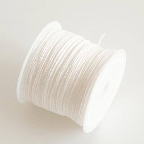 나일론 매듭실 매듭끈 0.8mm 팔찌 만들기 재료, [20번 화이트] ..., 1개 - 매듭실 | 쿠팡