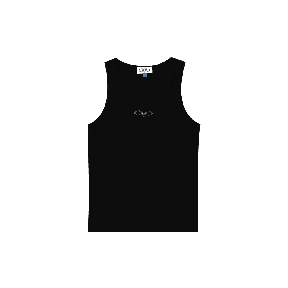 CHROME B LOGO SLEEVELESS(BLACK)