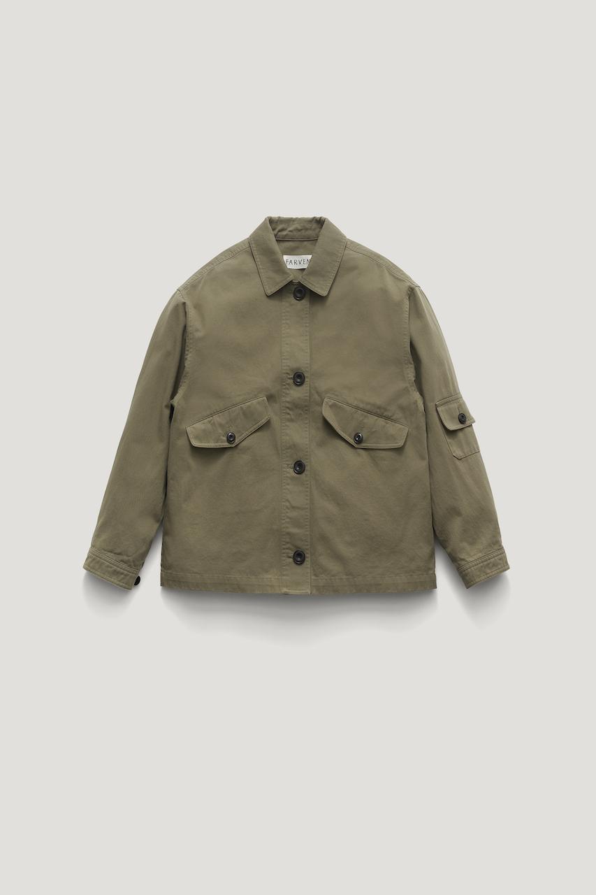 BIN WORK JACKET_KHAKI / ₩242,000