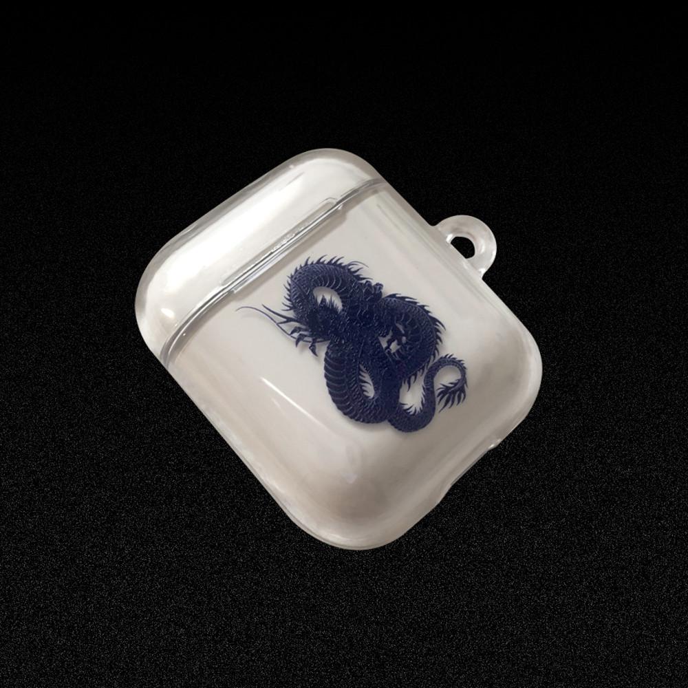 용 투명하드 에어팟 케이스 (익일배송) dragon clear (PC) airpods case