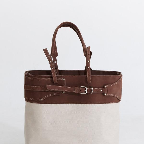 PRESSPRESS : Nubuck Tote,Brown