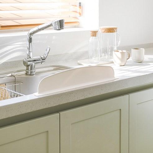 샤바스 실리콘 워터제로 싱크대물막이, 화이트, 1개 - 주방잡화/액세서리 | 쿠팡