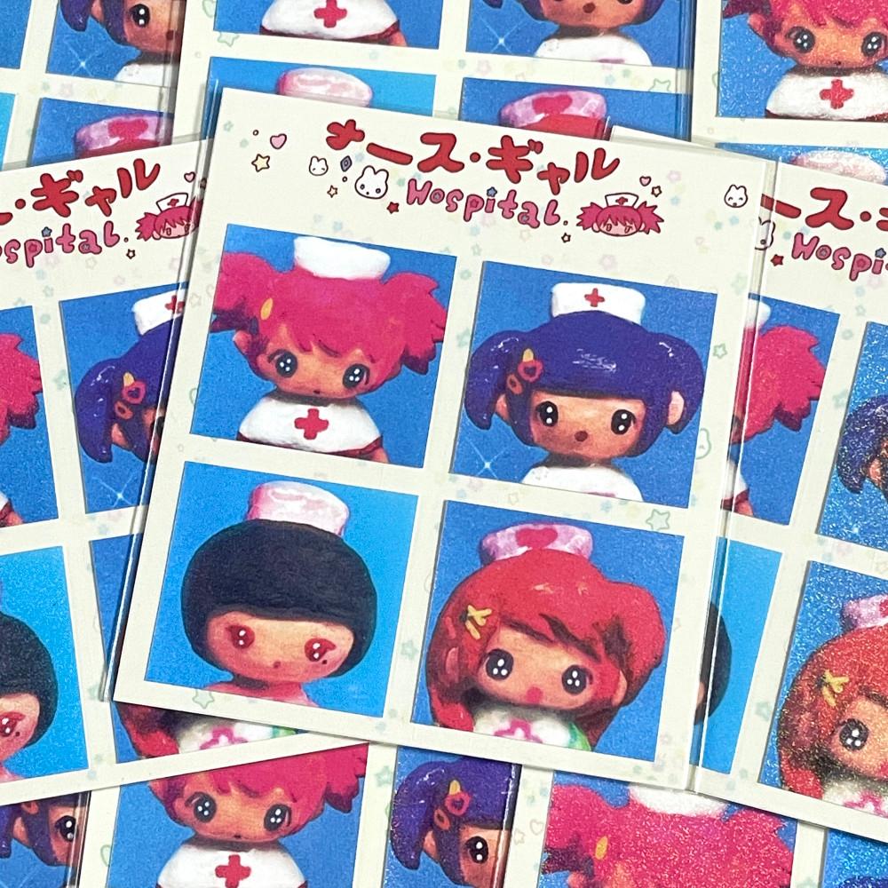 [ Sunonebird ] Nurse gal sticker