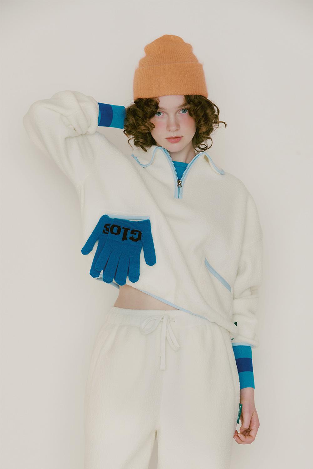 FLEECE PULLOVER_IVORY