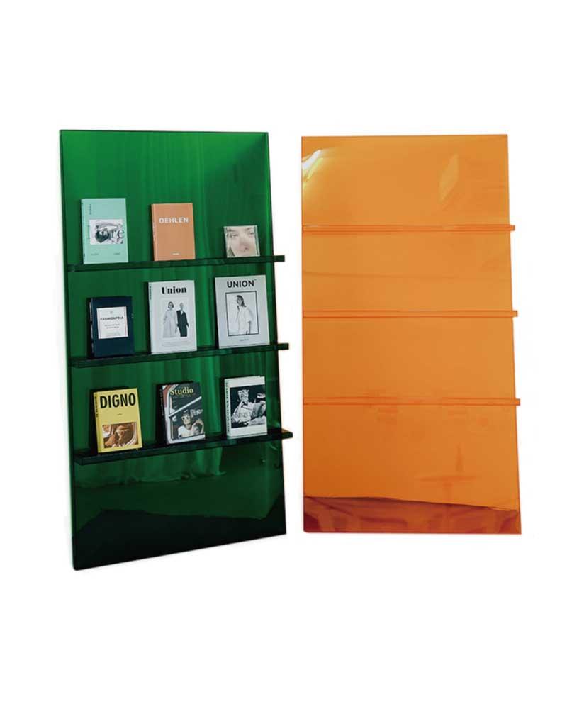 Acrylic studio bookshelf ( 3 colors )