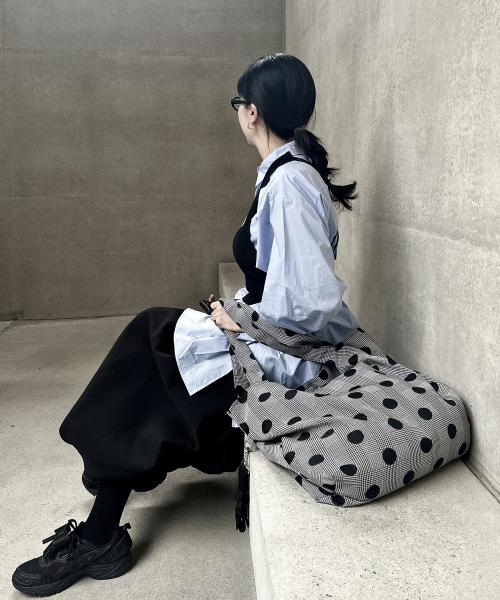 폴카 클래식 숄더 백 [Black Dot]