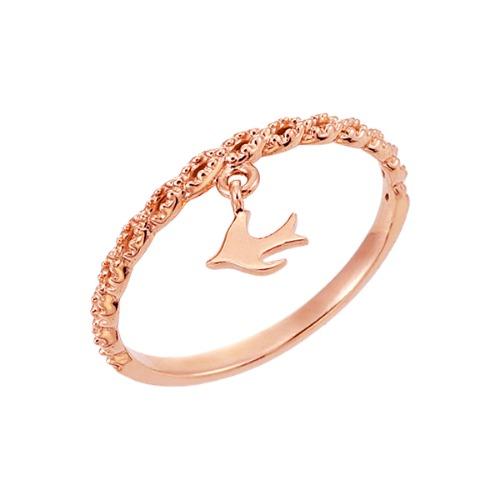 14k/18k 골든럭키버드 반지