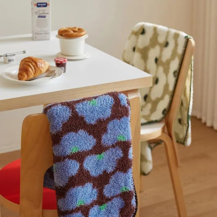 포슬포슬 플러피 장모 니트 애착 담요(S/M/L) 2종 택1