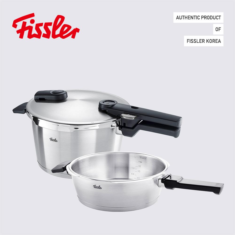 휘슬러 비타퀵 프리미엄 압력솥 22cm 쿼트로(2.5L+4.5L)