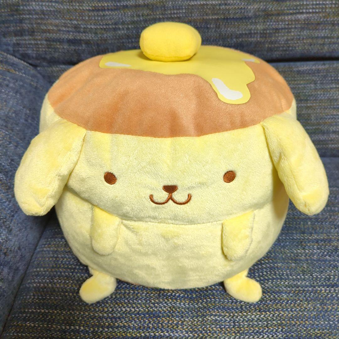 ポムポムプリン　ホットケーキ型　BIGぬいぐるみ