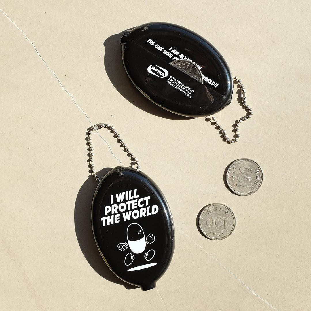 [알약x벌룬프렌즈] 프로텍트 동전키체인