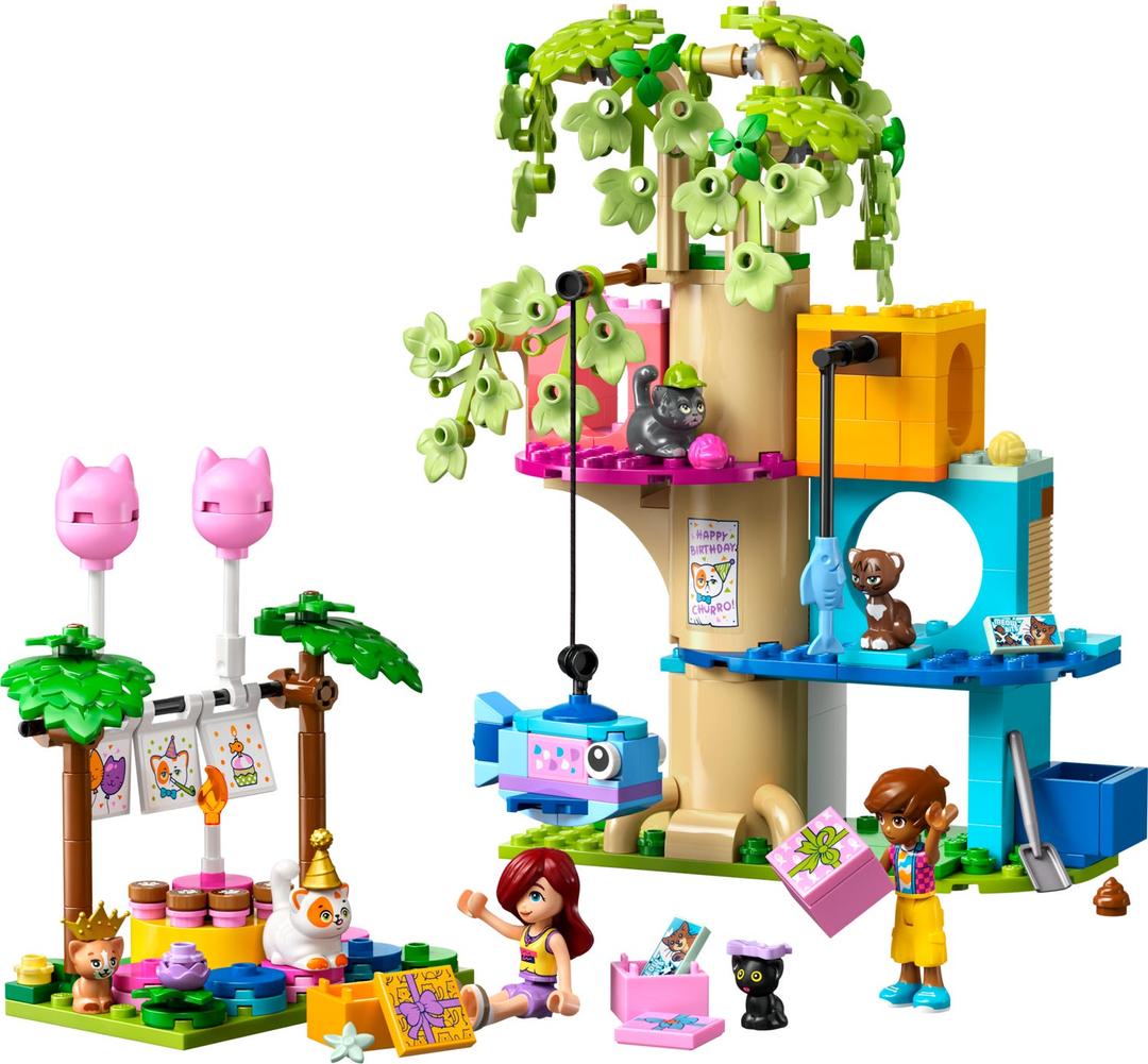 고양이 생일 파티와 트리 하우스 42666 | 프렌즈 | LEGO® Shop KR