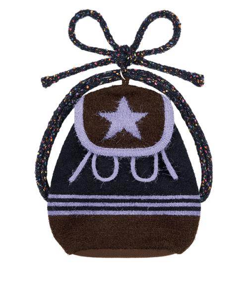 Star st knit back pack_black