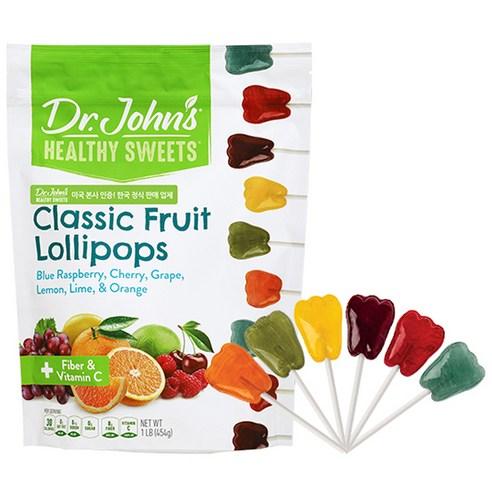 닥터존스 클래식 프루트 롤리팝 치아모양, 454g, 1개 - 막대사탕/롤리팝 | 쿠팡