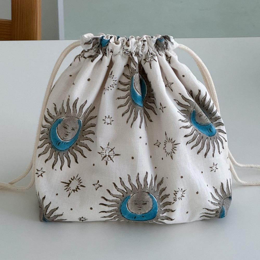 (B-grade) 스트링 파우치 썬앤문