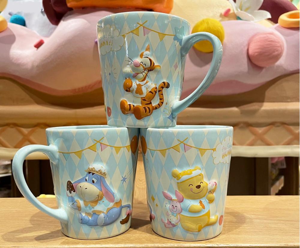 디즈니랜드 직구 푸우와 친구들 캐릭터 머그컵 도자기컵