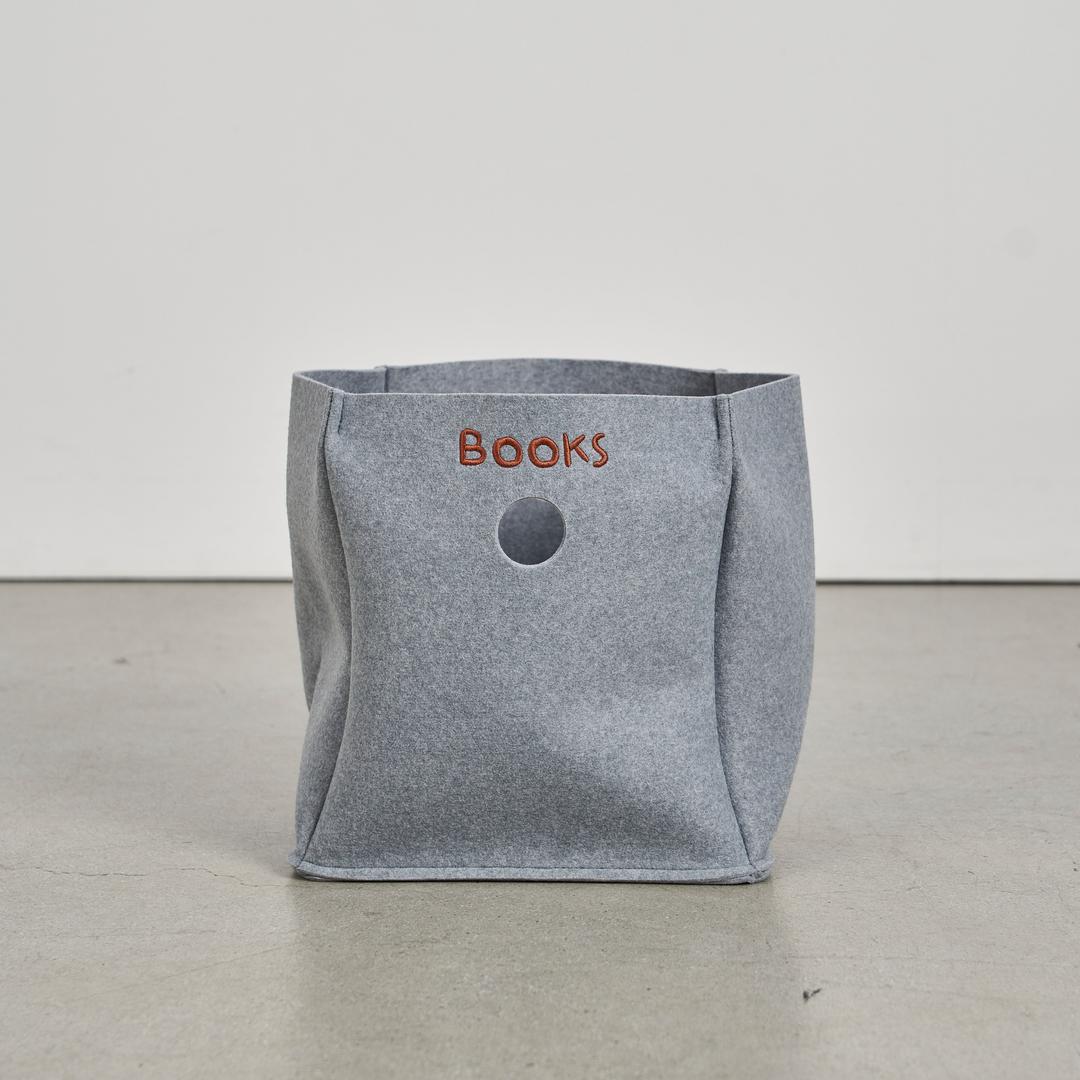 BOOKS Felt Basket