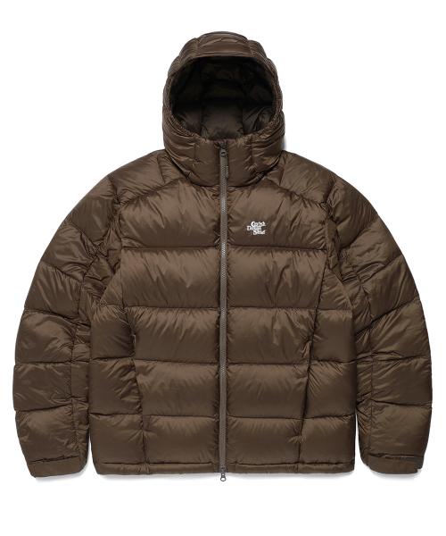HOODED ALPINE DOWN JACKET BROWN(CV2EWUB900A)