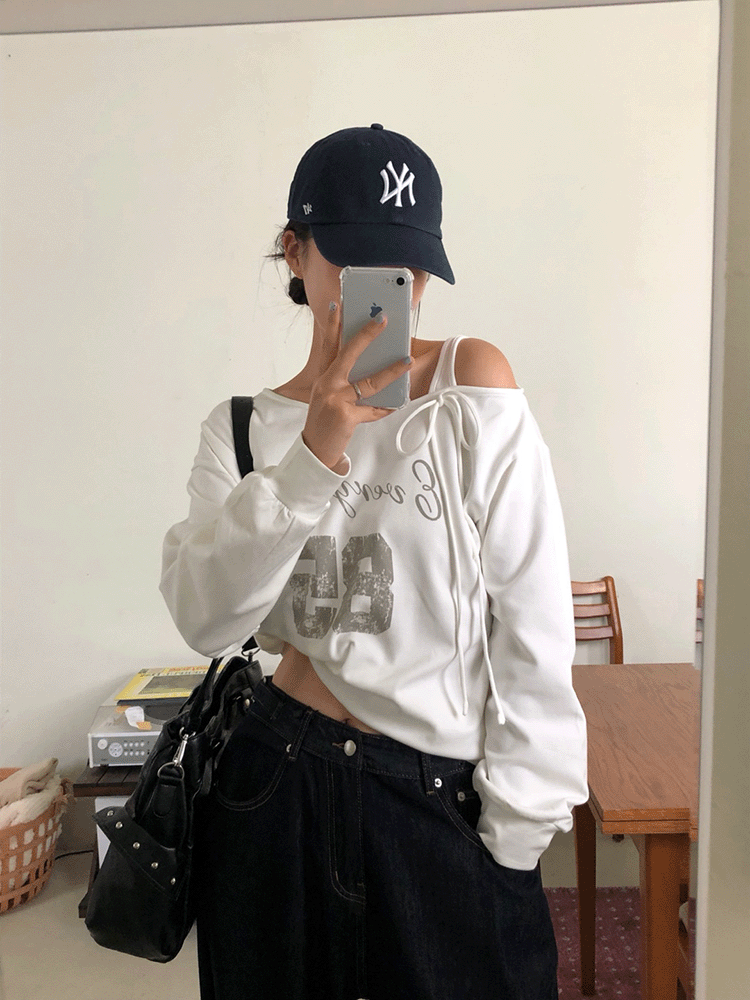 피터앤웬디 [🎧셀럽코디/갓성비] #700장 돌파! 넥스트 오프숄더 리본 맨투맨