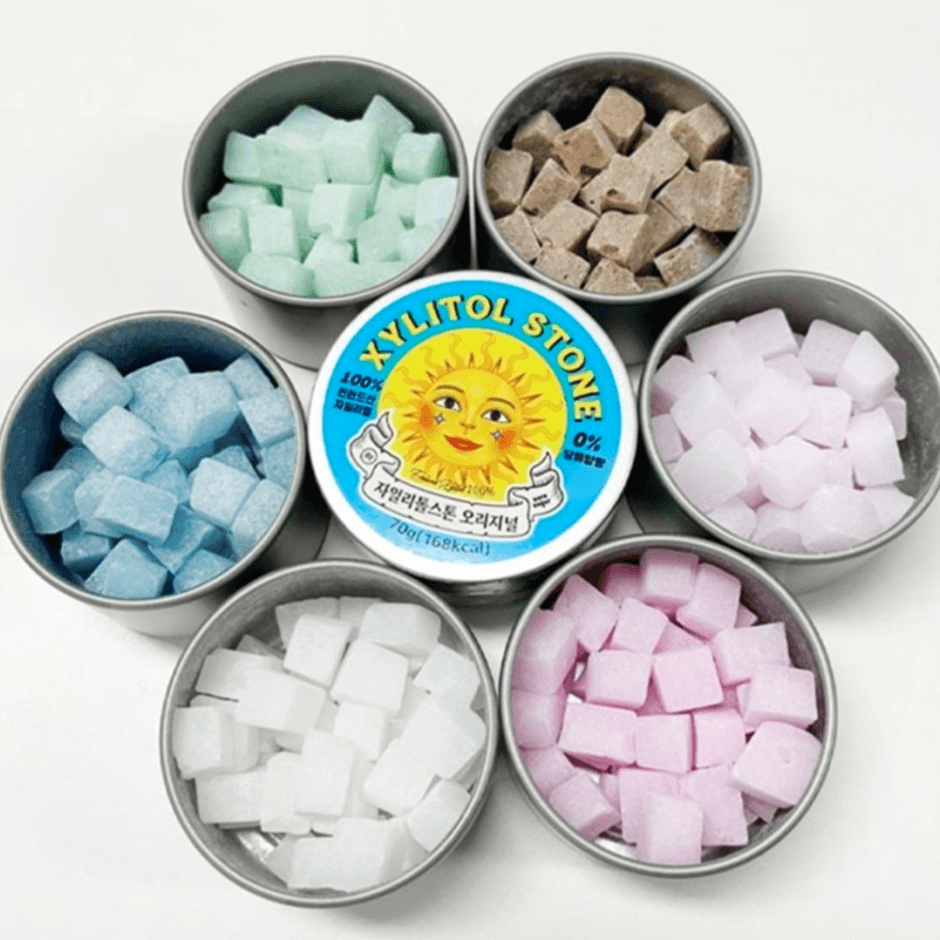 자일리톨스톤 100% 핀란드산 틴케이스 파우치 10종택1