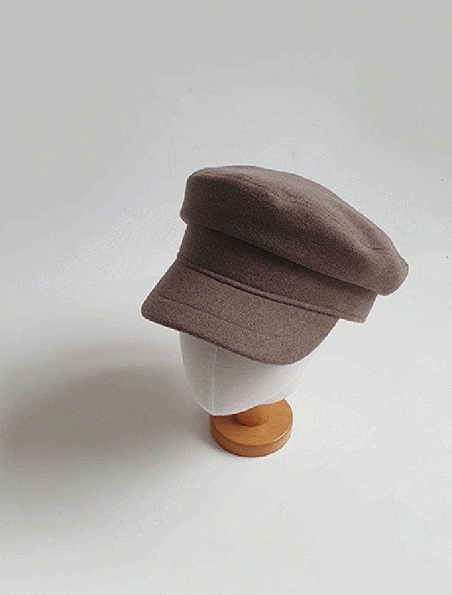포근 울 마도로스 헌팅캡 모자