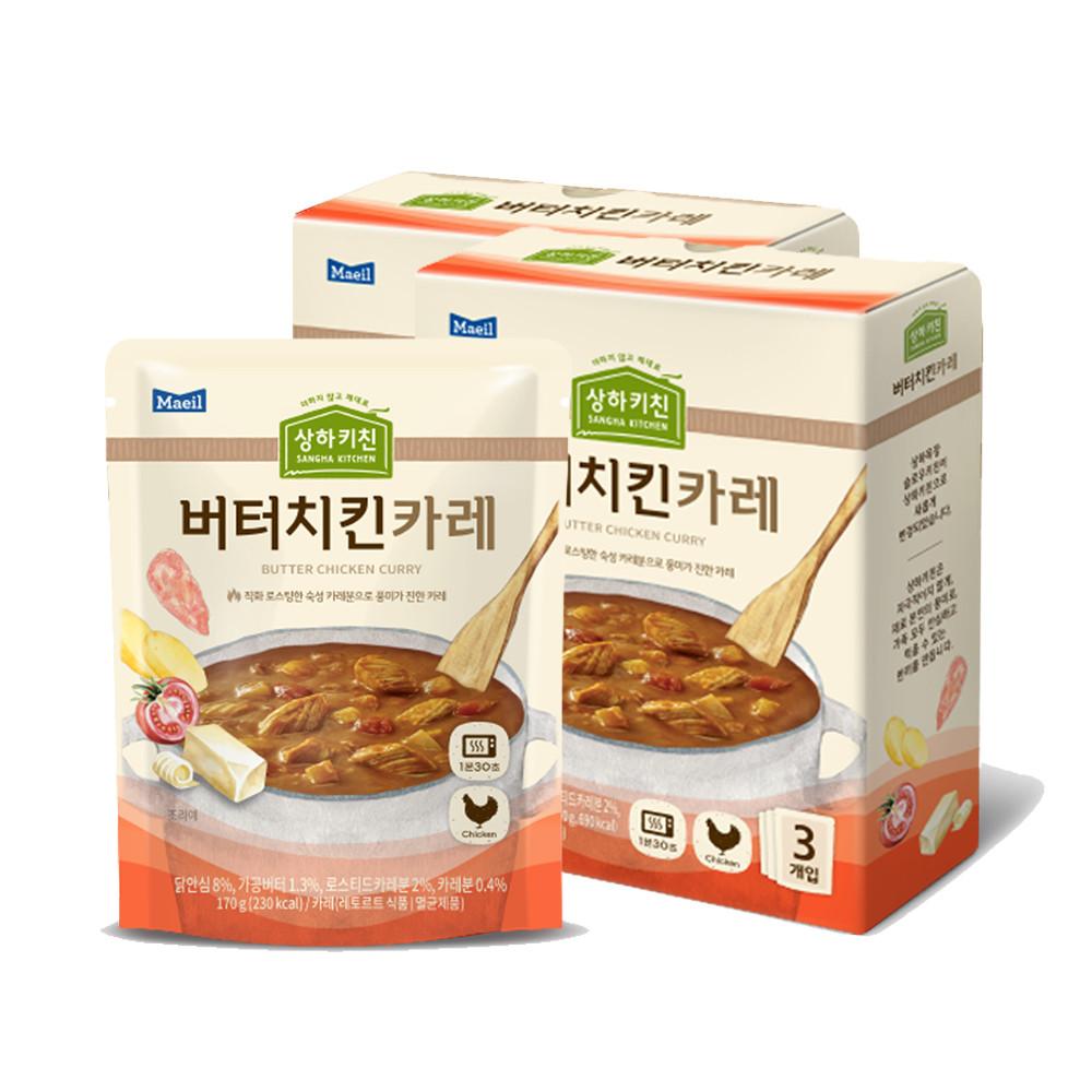 상하키친 버터치킨카레 170g 6팩
