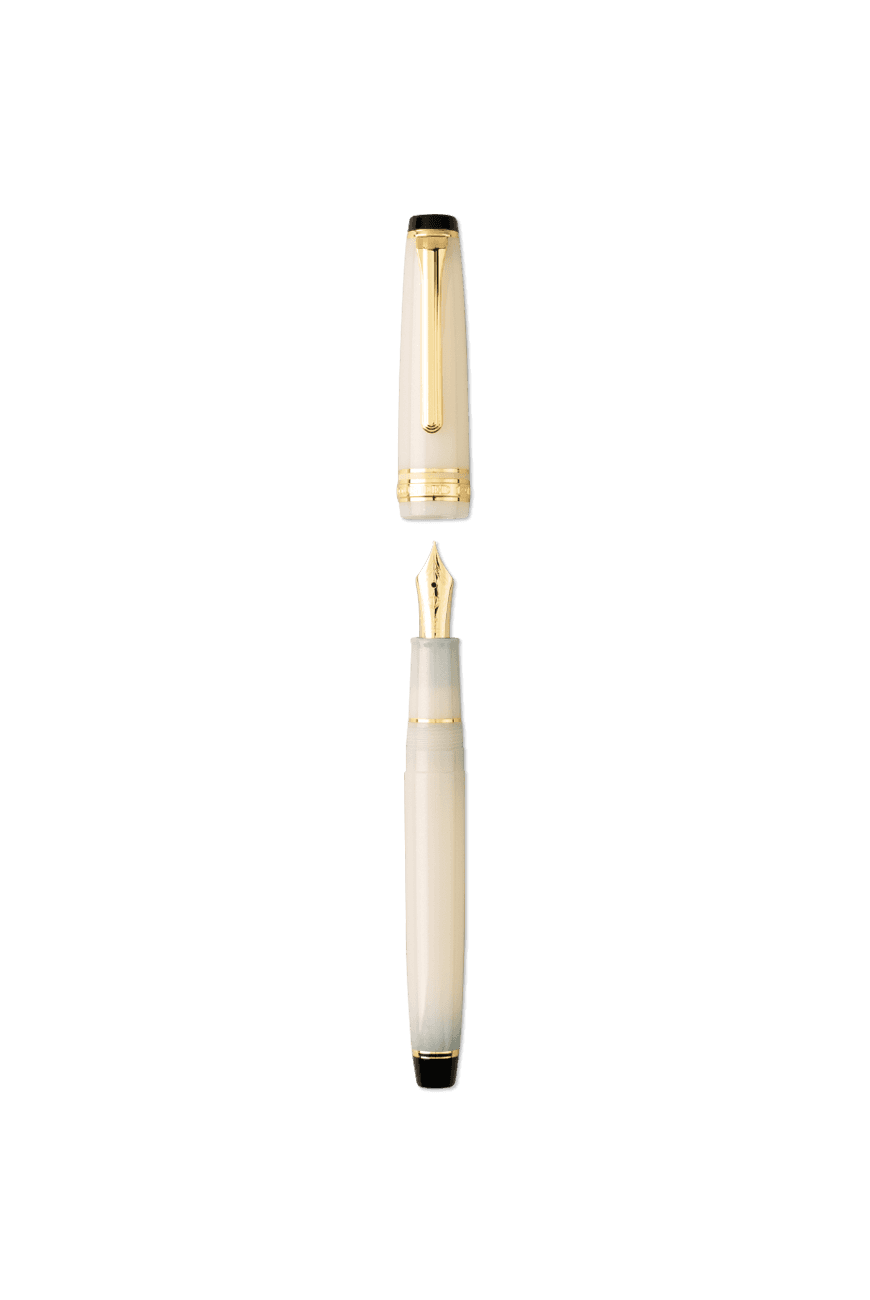 시키오리 사계 만년필 Shikiori Four Seasons 14K Fountain Pen EF - Fall Ivory