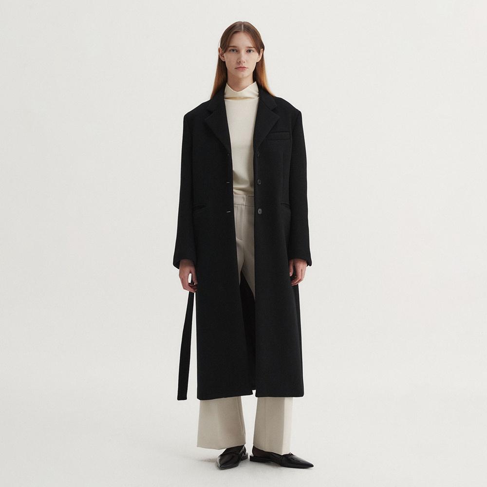[5차 예약배송 : 11/18(월)] TAILORING WOOL COAT (BLACK)