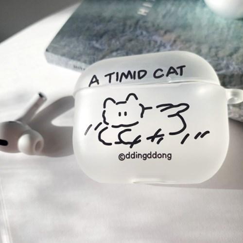 띵똥소심한고양이에어팟3세대케이스