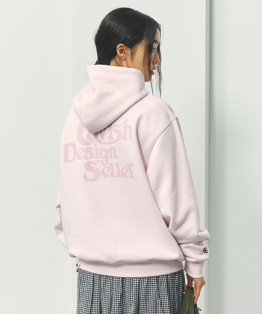 카비시 SELLER LOGO HOODIE PINK(CV2BFUM400A)