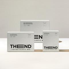 100% 생분해 비건 일회용품 / 디엔드 THEEND / 위생장갑 위생백 음식물 쓰레기봉투 비닐봉지 빨대