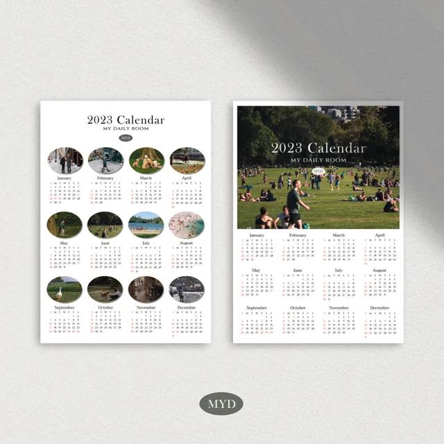 [마이데일리룸] 2023 달력 벽걸이 감성 캘린더