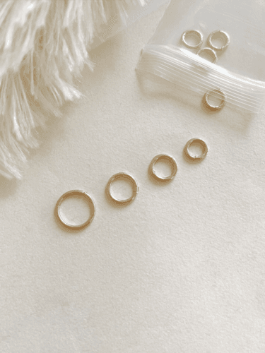 [14k gold] 원터치 세그먼트 링 피어싱