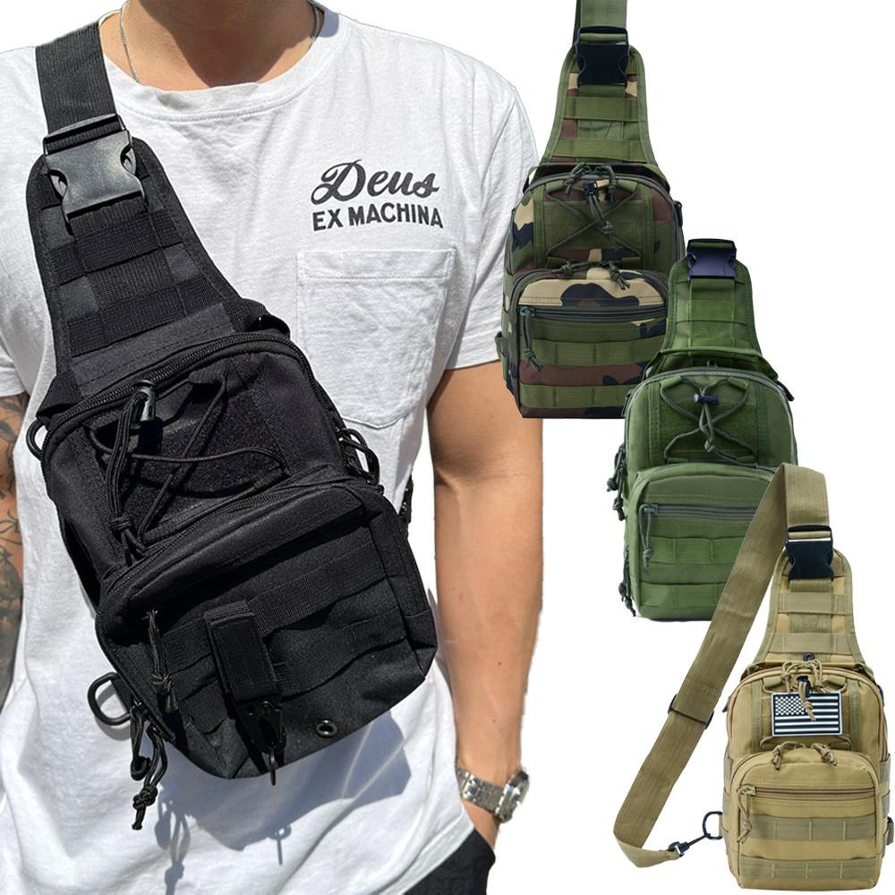 생활방수 스포츠 밀리터리 낚시 등산 전술 슬링백 4color