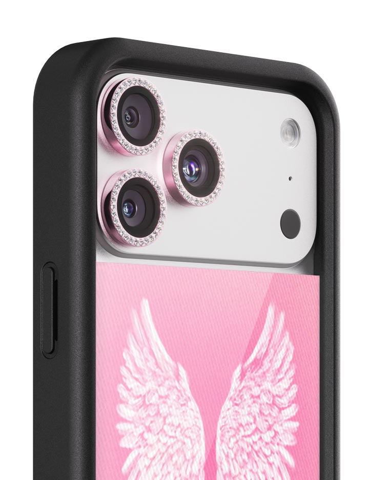 Wildflower Camera Bling Pink iPhone