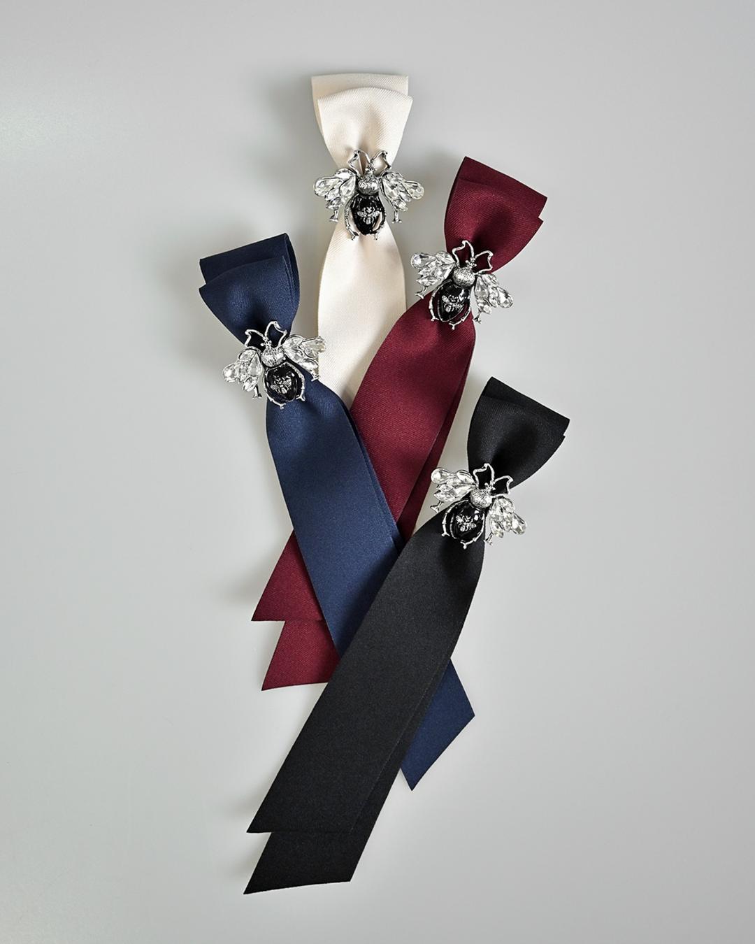 058 (스타착용,색상추가!) 벌 타이 리본 브로치 비타이