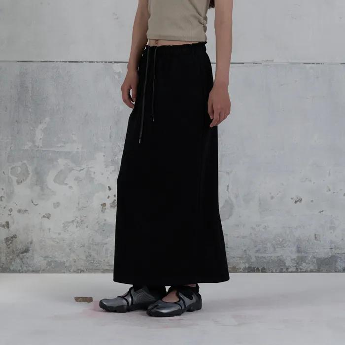 [8th] Easy tension skirt - black