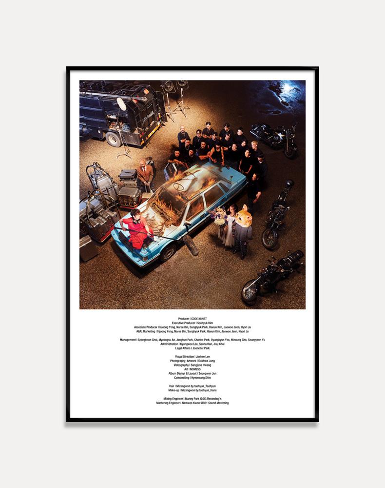 [코드 쿤스트] CODE KUNST — Remember Archive (액자포함)50 x 70cm