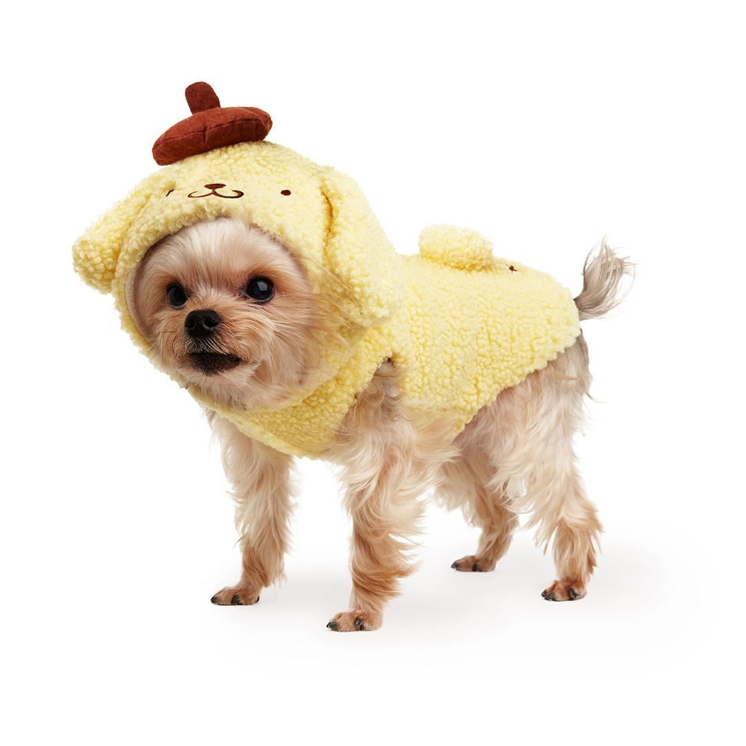 "강아지 선물" 스케이터 산리오 폼폼푸린 보아털 후드 강아지옷