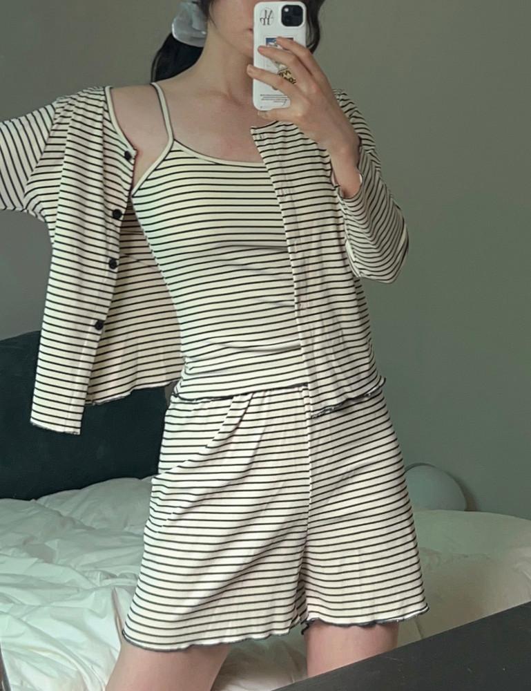 💙추천💙   초이스 파자마 choice pajamas / 쓰리피스 / 캡내장 / 면100