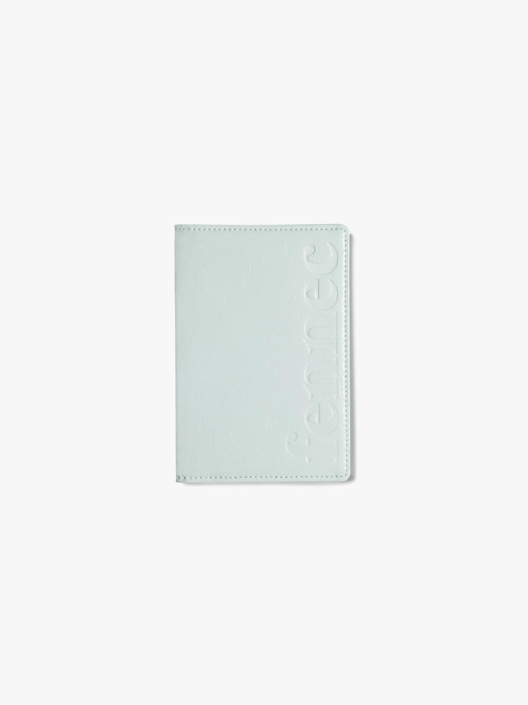CRINKLE PASSPORT CASE - PALE MINT