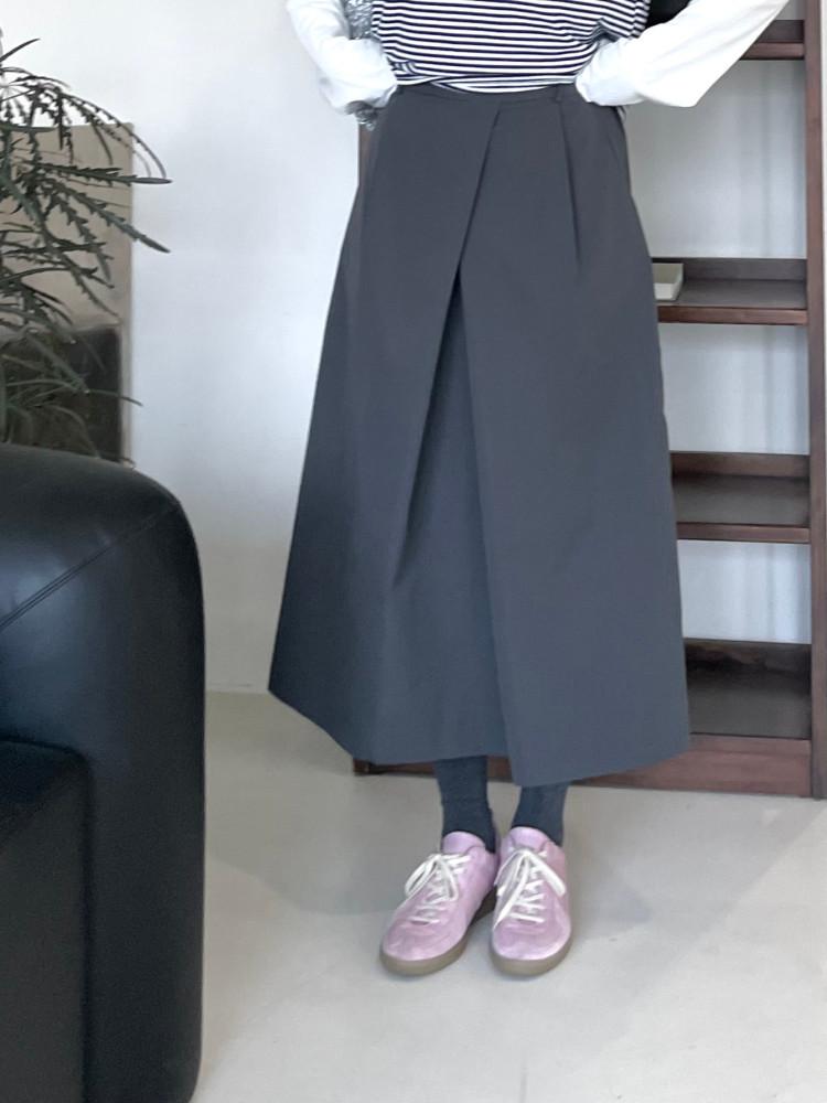 라이트 홀리 밴딩 롱 스커트 ( 4colors )