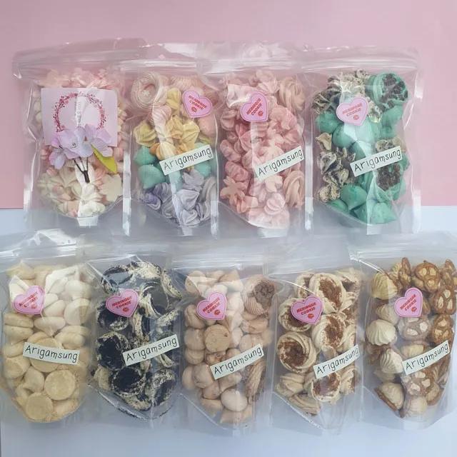 💗아리감성수제머랭쿠키💗지퍼팩형🍫호텔델루나아이유