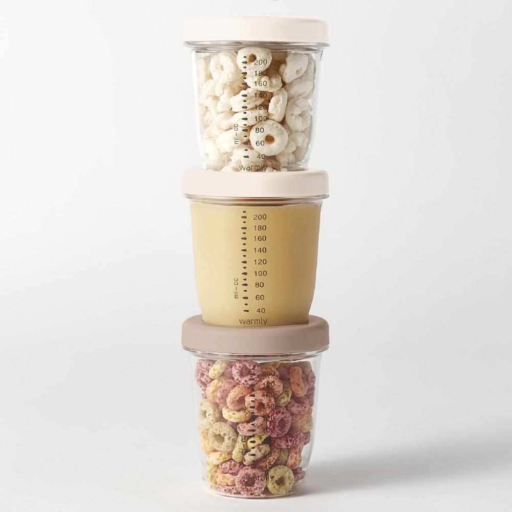 웜리 트라이탄 이유식 보관 용기 1set(3P)